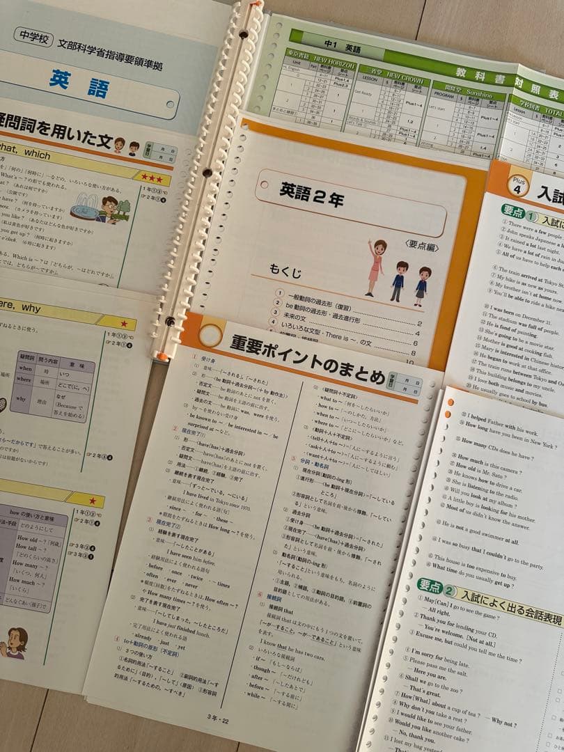 ハイメックス 中学1〜3年 5教科セット 文科省指導要領対応 ※小6算数付属