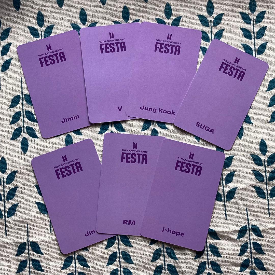 BTS FESTA ARMY 2023 ラウンジ 特典 セット7枚