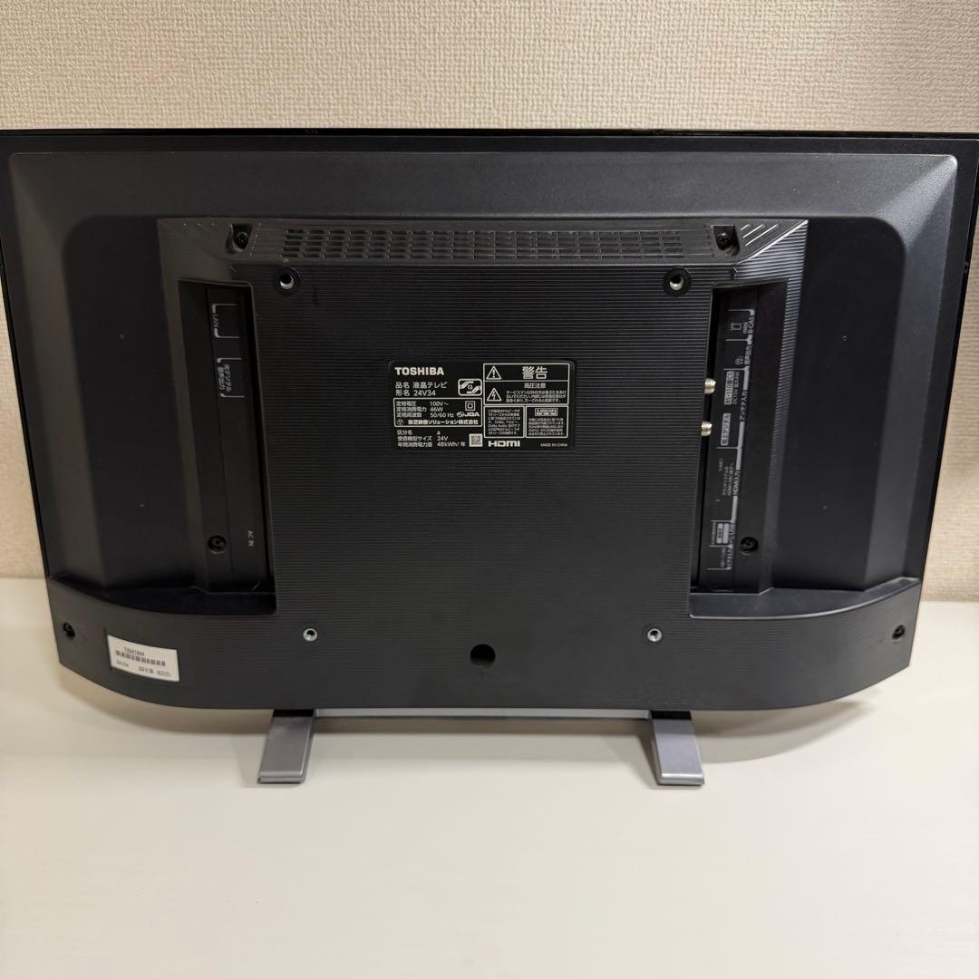 TOSHIBA REGZA テレビ 24v34 2023年製　動作確認済