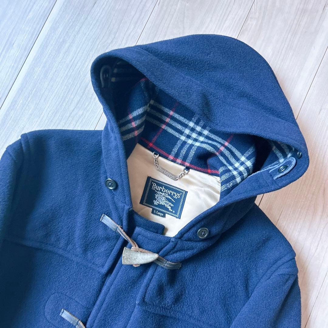 Burberrys ダッフルコート ノバチェック LL ヴィンテージ ウール