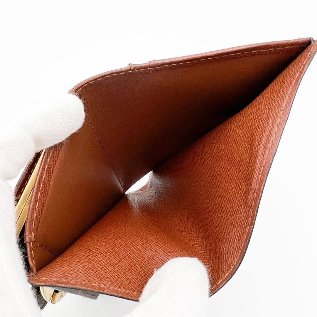 【美品】ヴィトン モノグラム ヴィエノワ 二つ折り がま口 財布 M61663