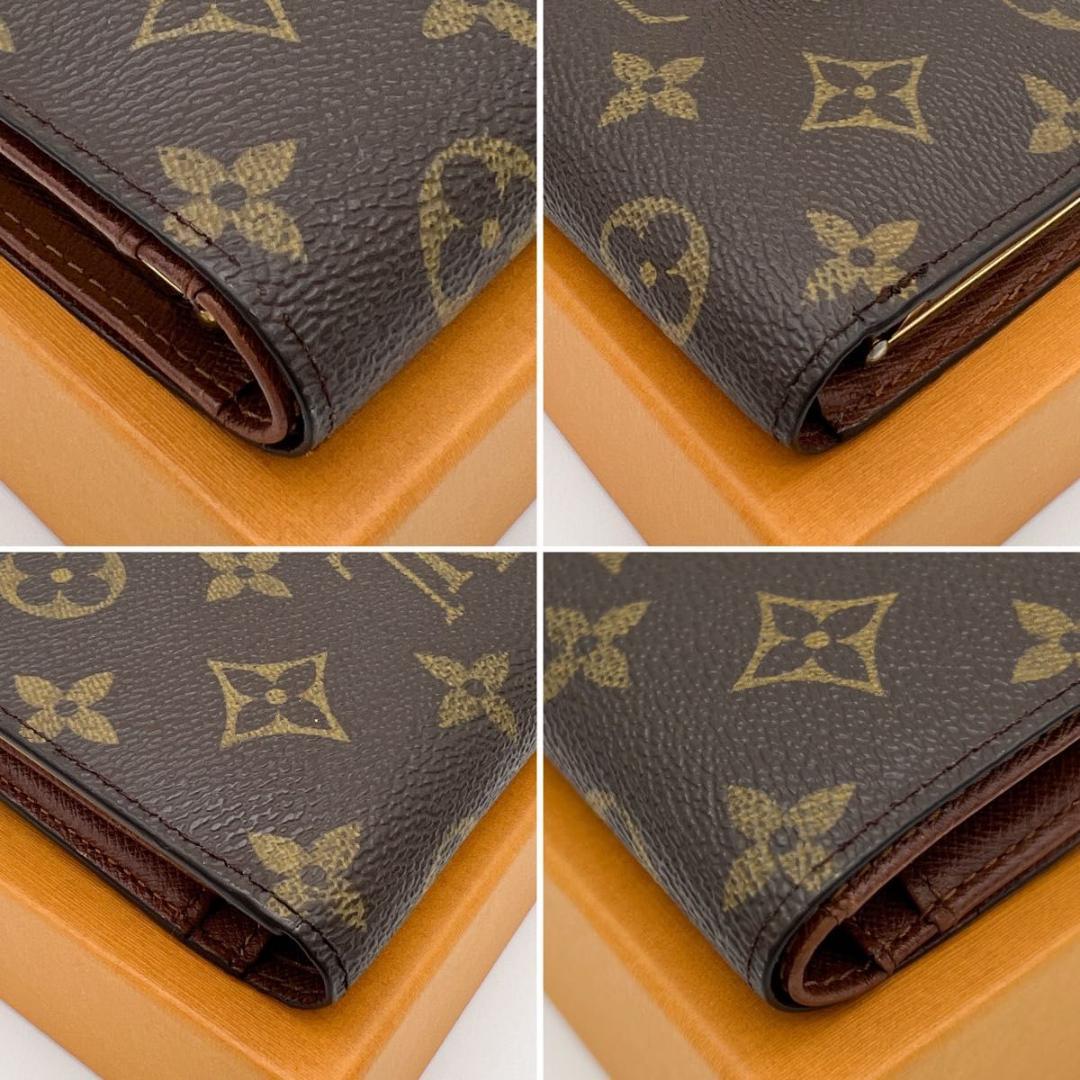 【美品】ヴィトン モノグラム ヴィエノワ 二つ折り がま口 財布 M61663