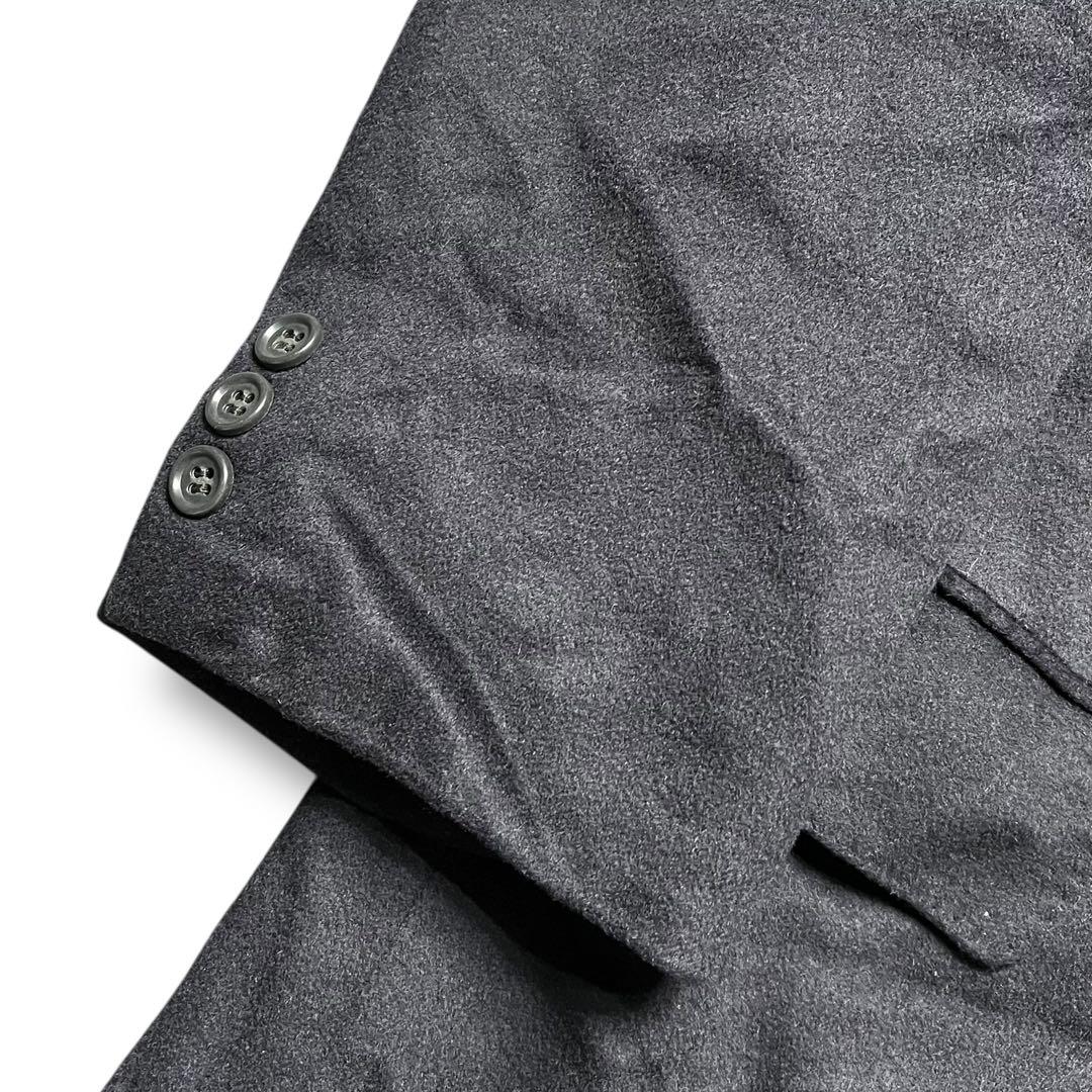 最高級 バルマン ロロピアーナ カシミヤ ウール ロング ダブル コート ロング