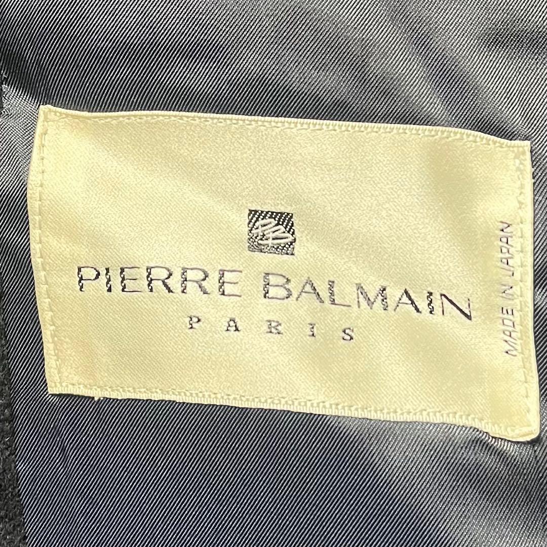 最高級 バルマン ロロピアーナ カシミヤ ウール ロング ダブル コート ロング