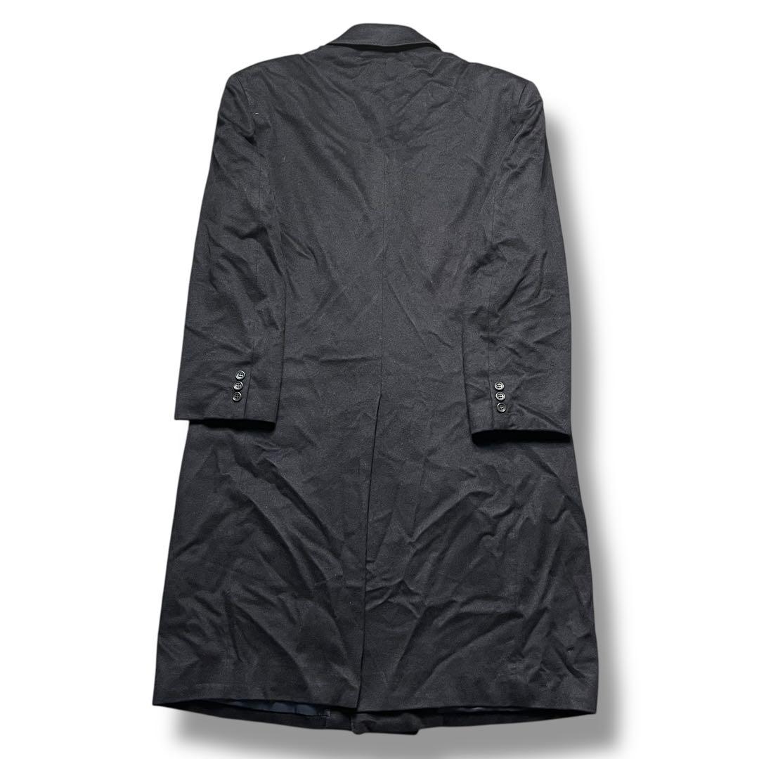 最高級 バルマン ロロピアーナ カシミヤ ウール ロング ダブル コート ロング