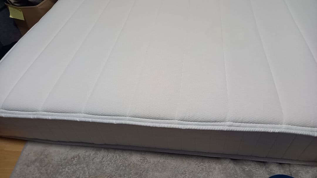 (大阪京橋引き取り限定)N-sleep ダブルスプリングマットレス ホワイト