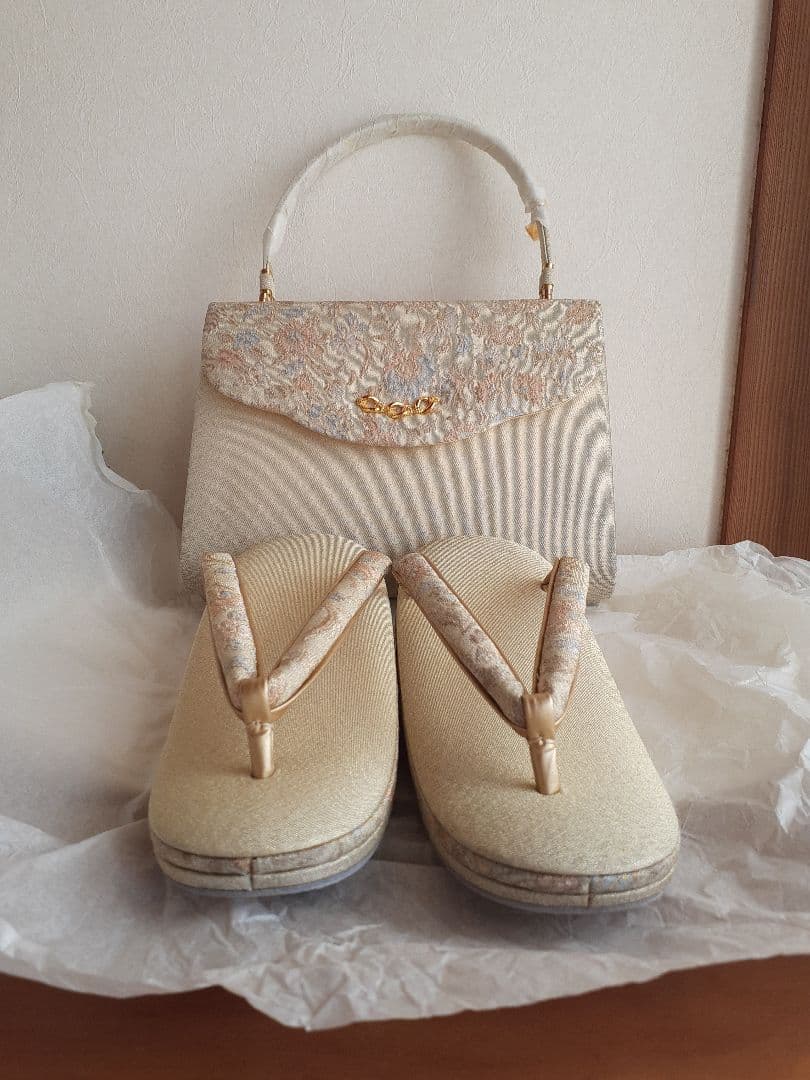 百貨店購入 和装用バッグ・草履セット フォーマル 上品 振袖・訪問着