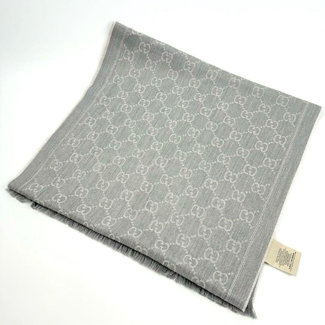 【極美品】GUCCI グッチ GG リバーシブルマフラー ユニセックス