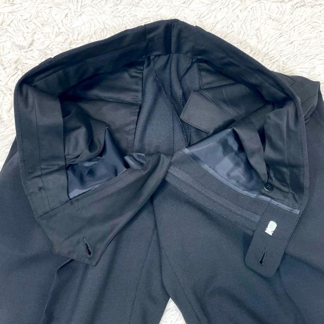 極美品✨ヴェルサーチ スーツ セットアップ ダブル 裏地メデューサ 総柄 黒