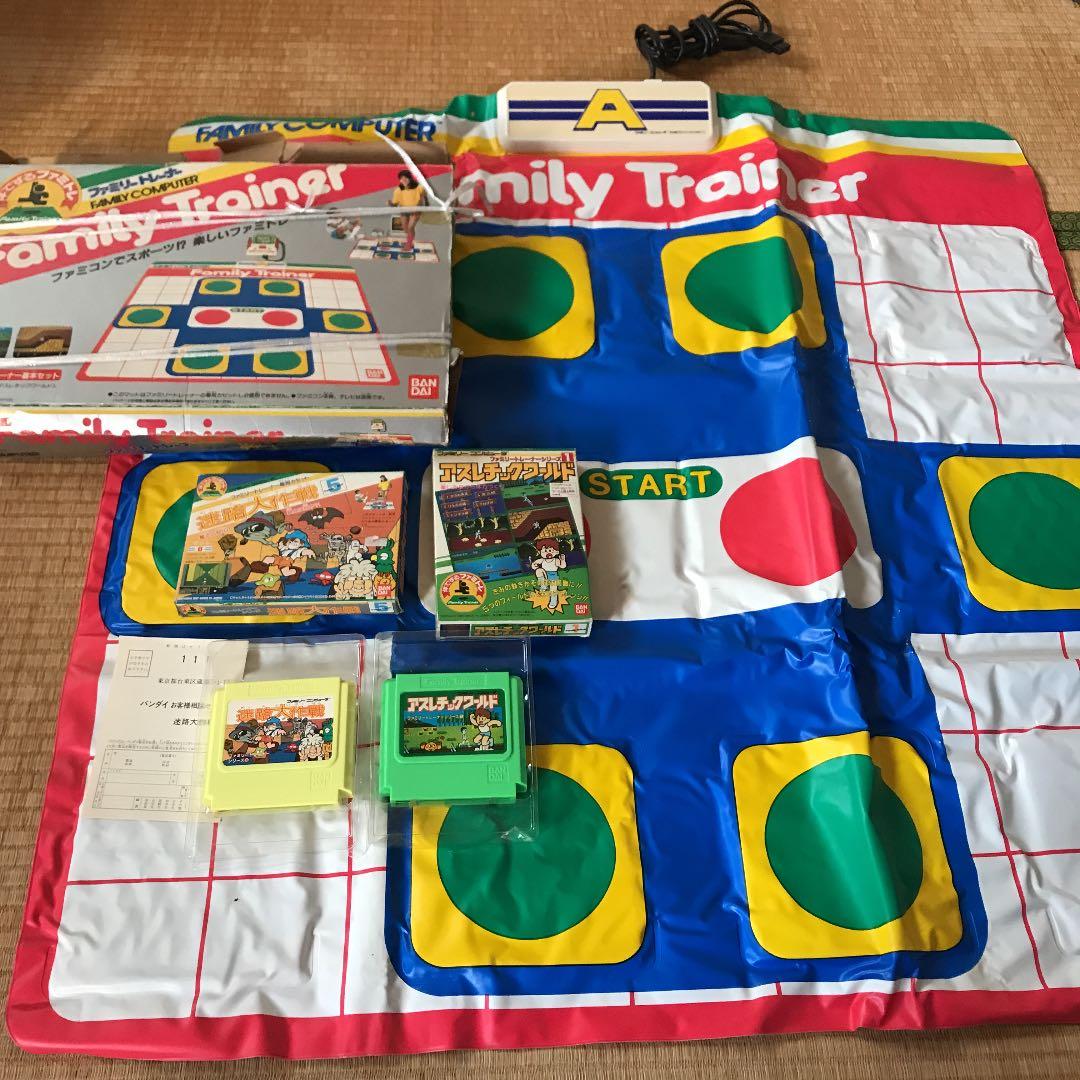 (実家整理中・準備中)ファミリートレーナー　マット、ソフト2本