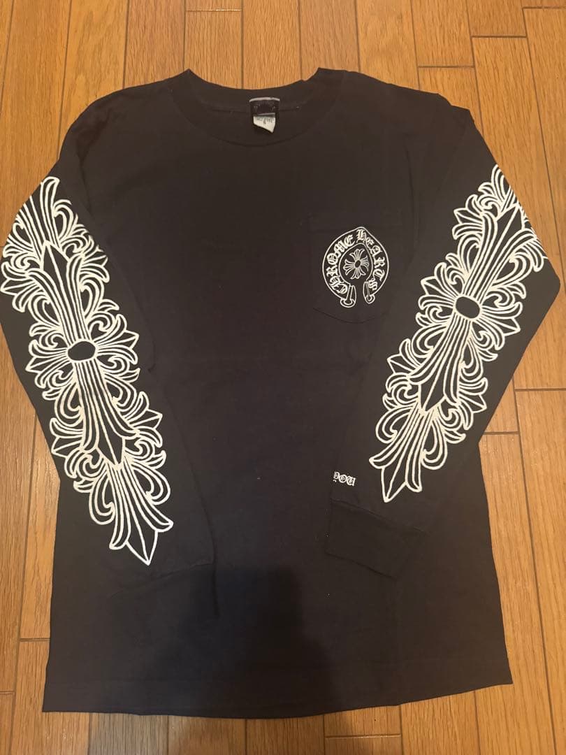 クロムハーツ ラスベガス 限定 ホースシュー フローラルクロス 長袖 Tシャツ