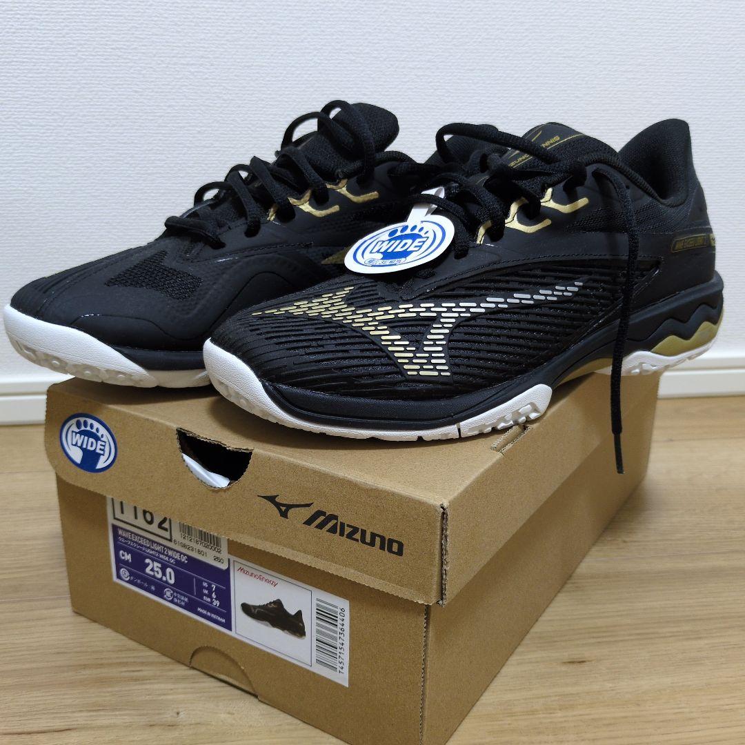 Mizuno テニスシューズ 25.0cm ワイド