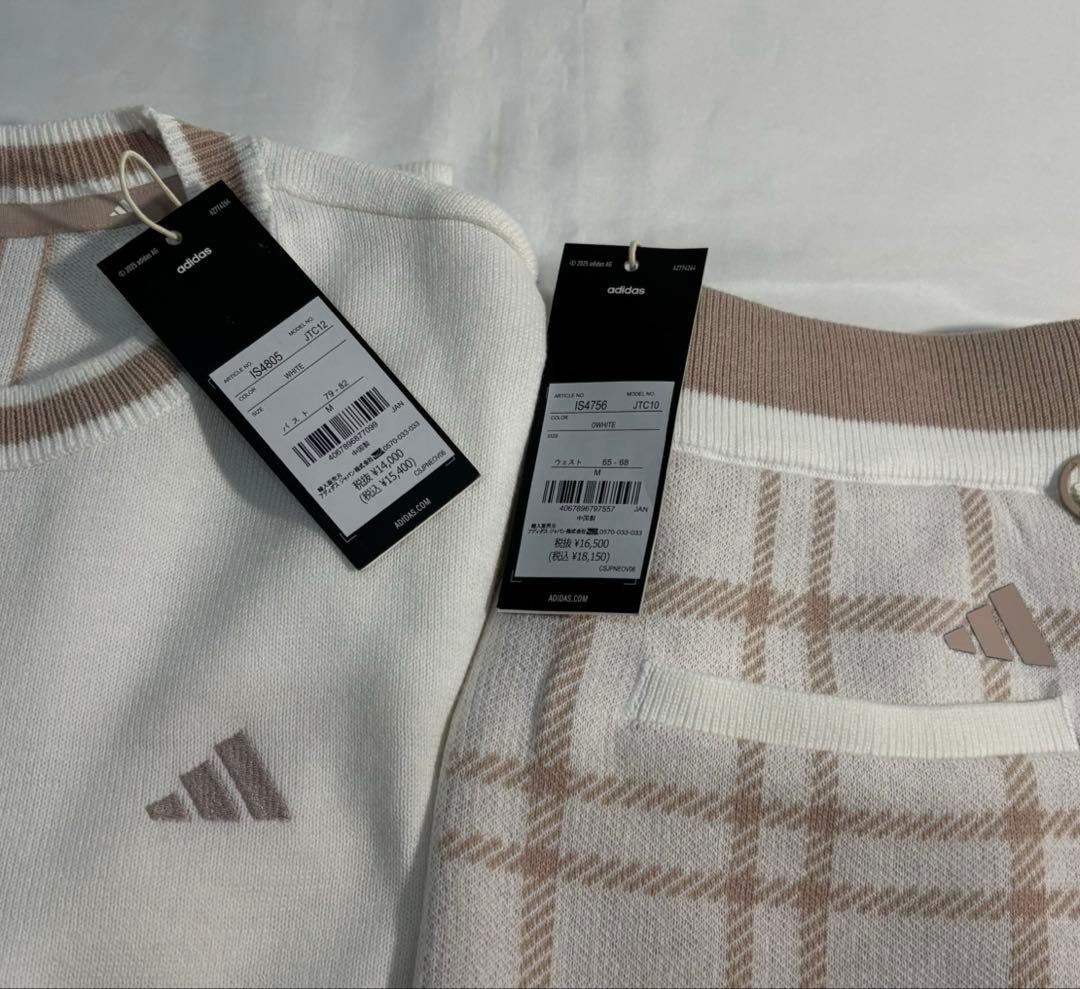 専用様…新品adidasゴルフ　クラシックスタイルのセットアップ