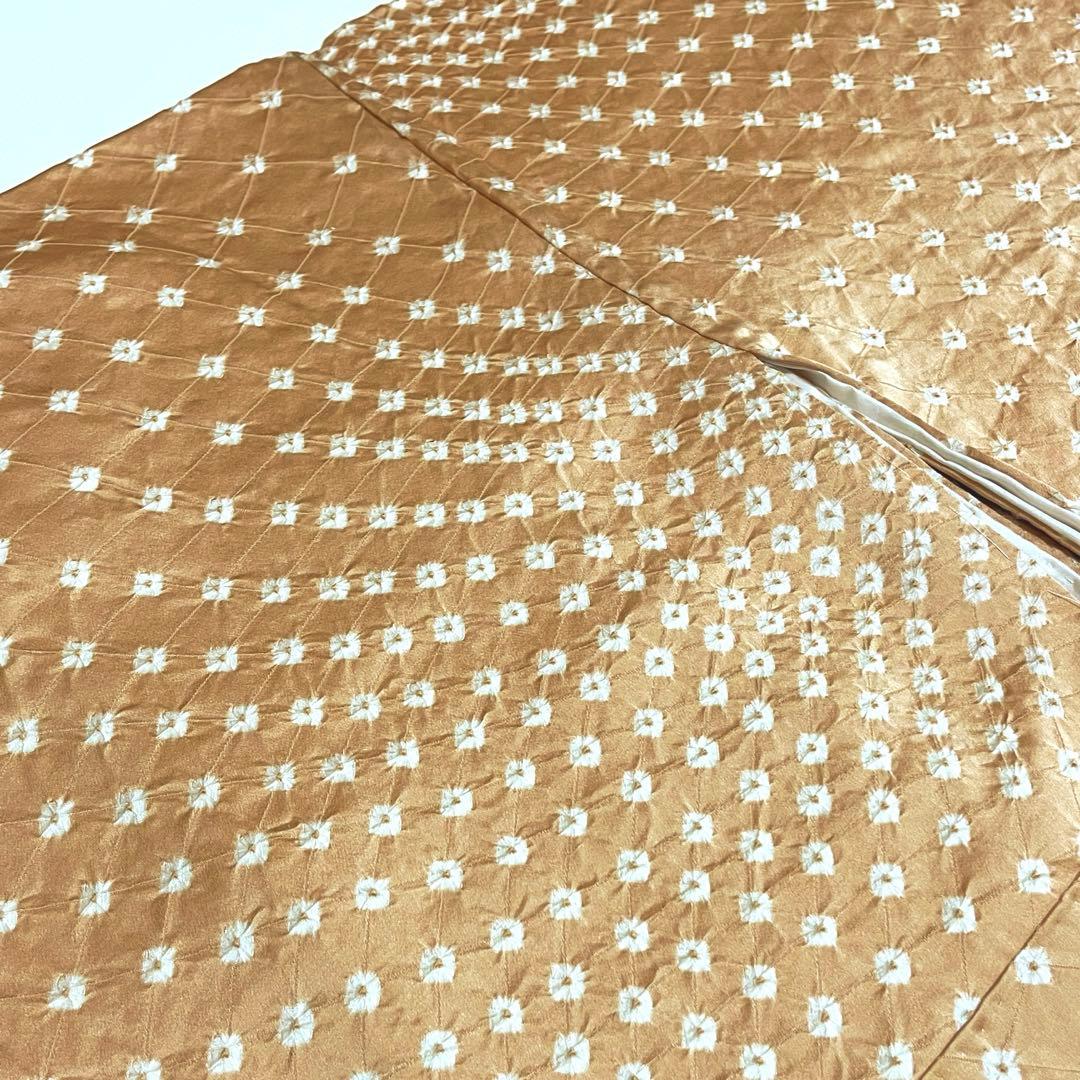 かなちん【美品】正絹 吉祥文 絞り 小紋 袷 着物