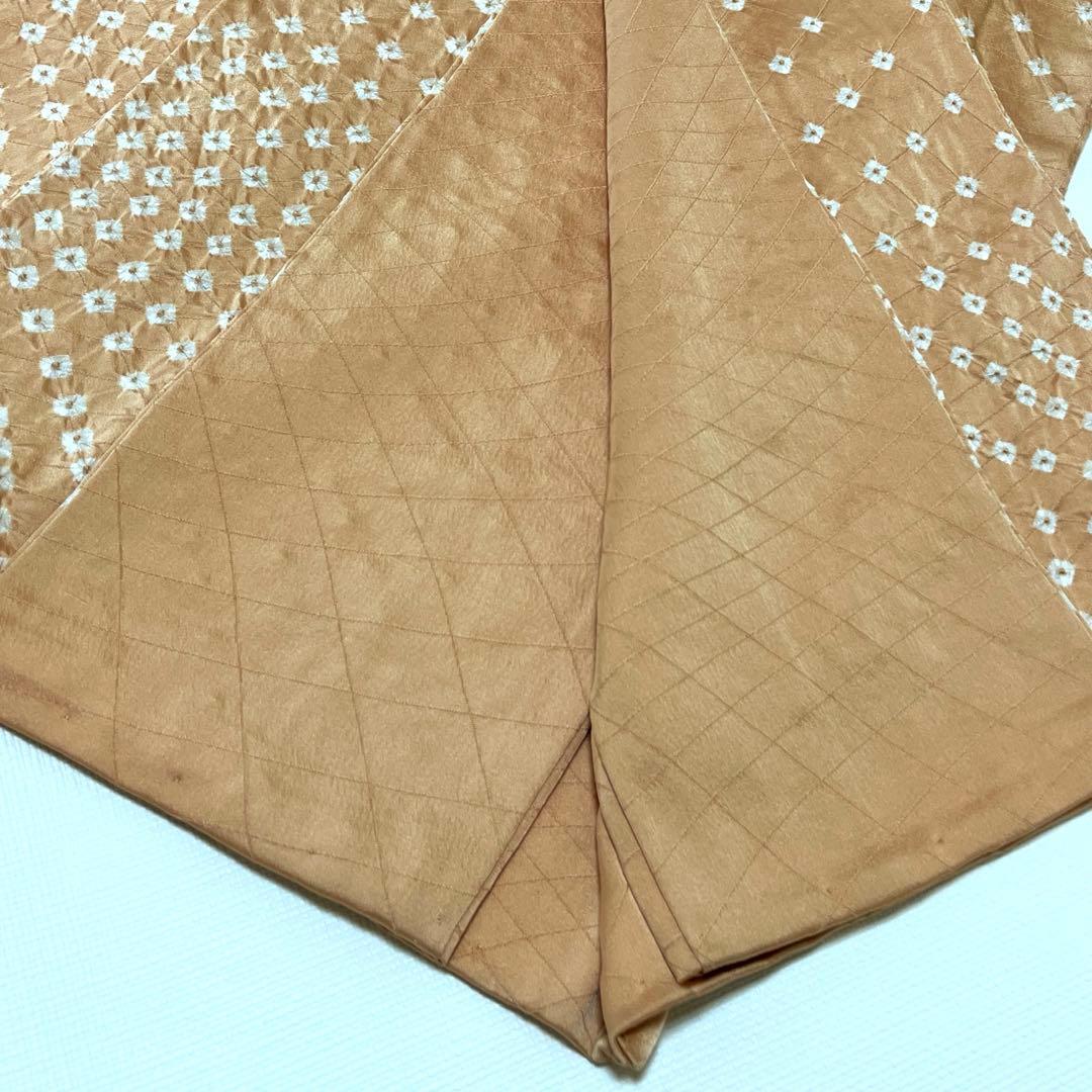 かなちん【美品】正絹 吉祥文 絞り 小紋 袷 着物