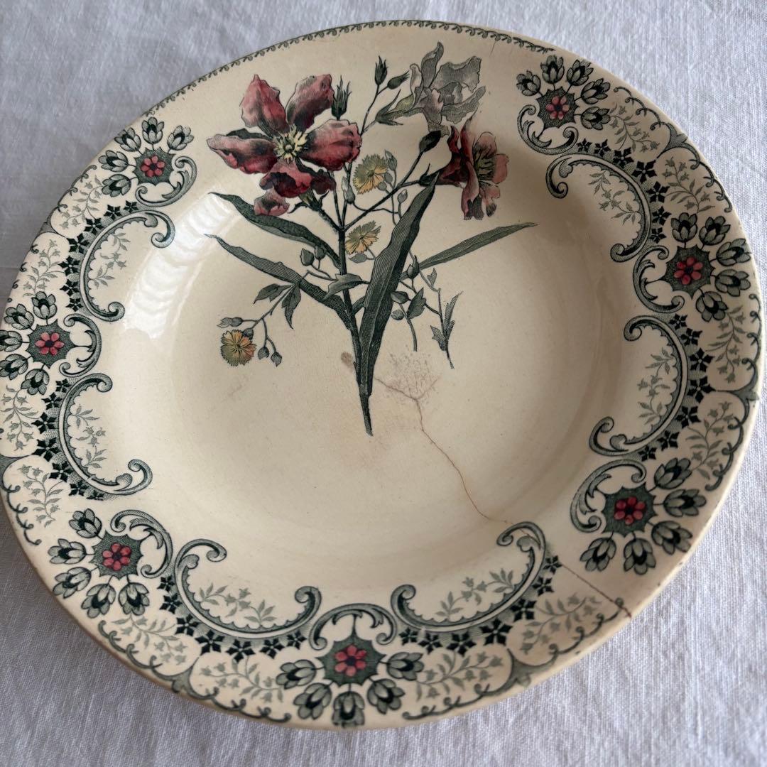 【金継ぎ用】ショワジールロワ Fleurs Coupées プレート