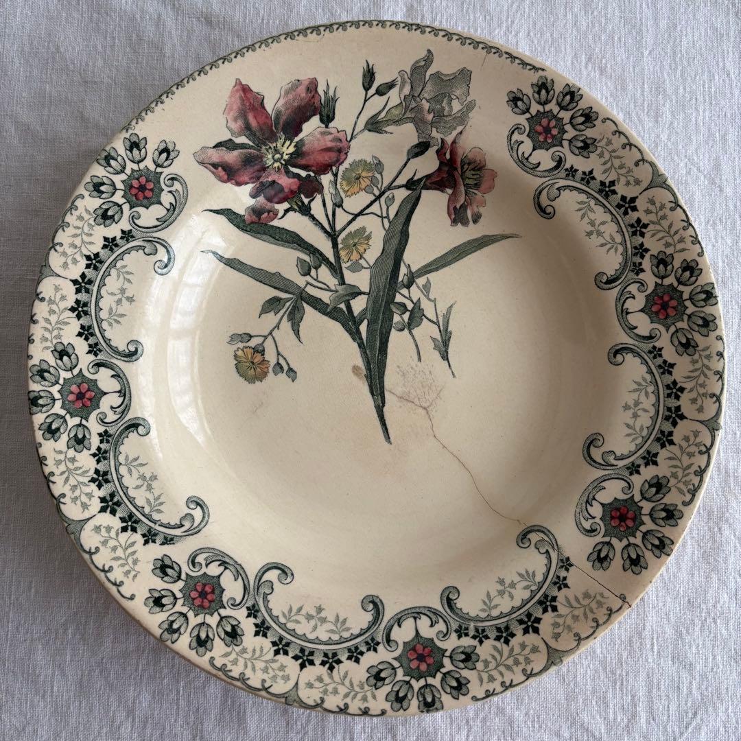 【金継ぎ用】ショワジールロワ Fleurs Coupées プレート