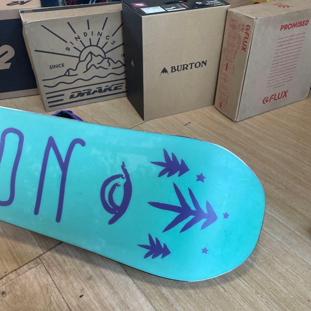 BURTON×FLUX　DEJAVU　バートン　バイン付　スノーボードセット