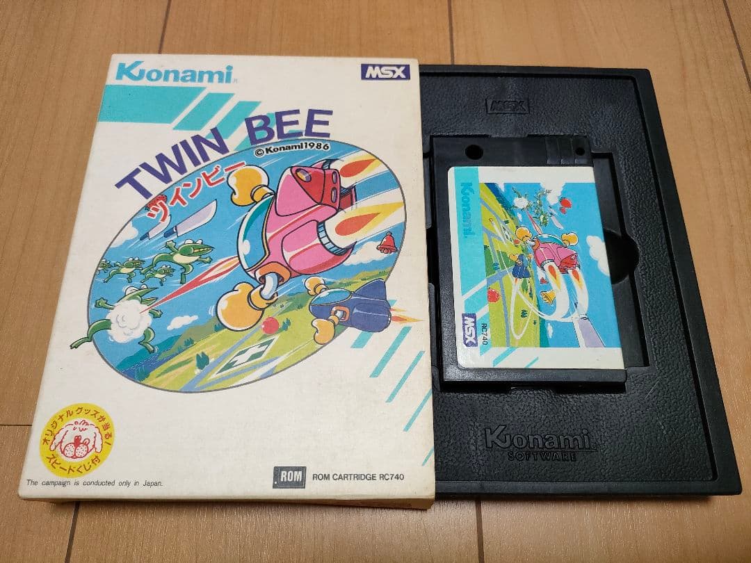 MSX Konami グーニーズ & ツインビー 説明書無し 希少