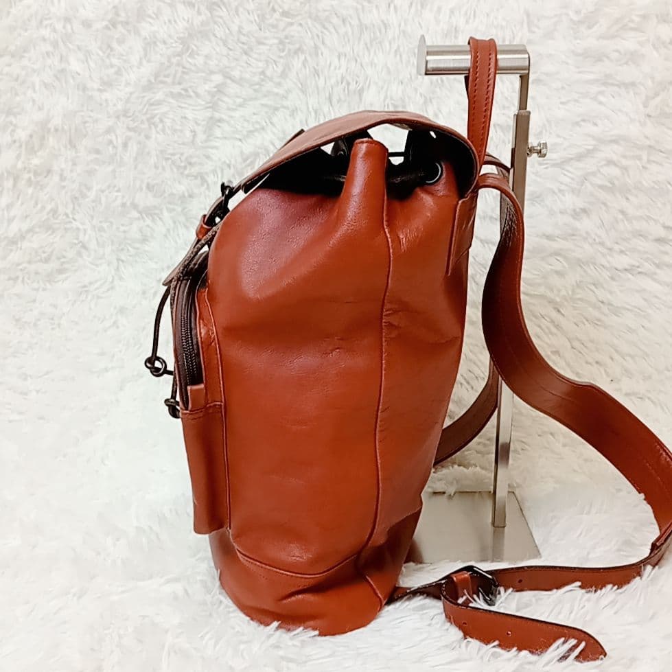 【希少】PORTER コルティナ リュック レザー ブラウン 大容量 A4