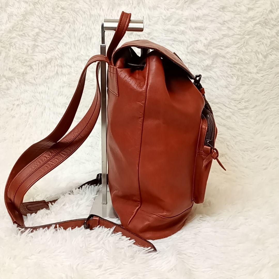 【希少】PORTER コルティナ リュック レザー ブラウン 大容量 A4