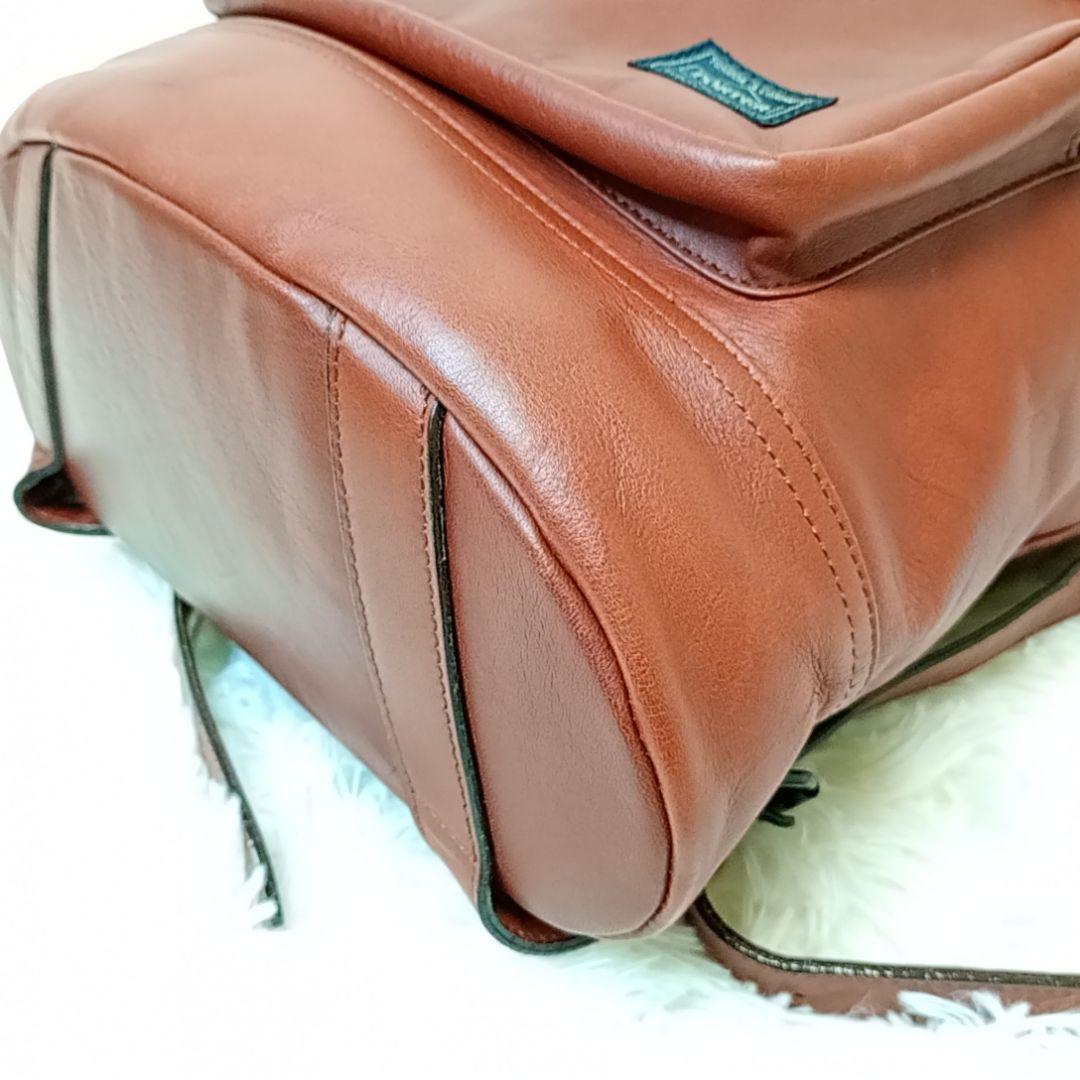 【希少】PORTER コルティナ リュック レザー ブラウン 大容量 A4