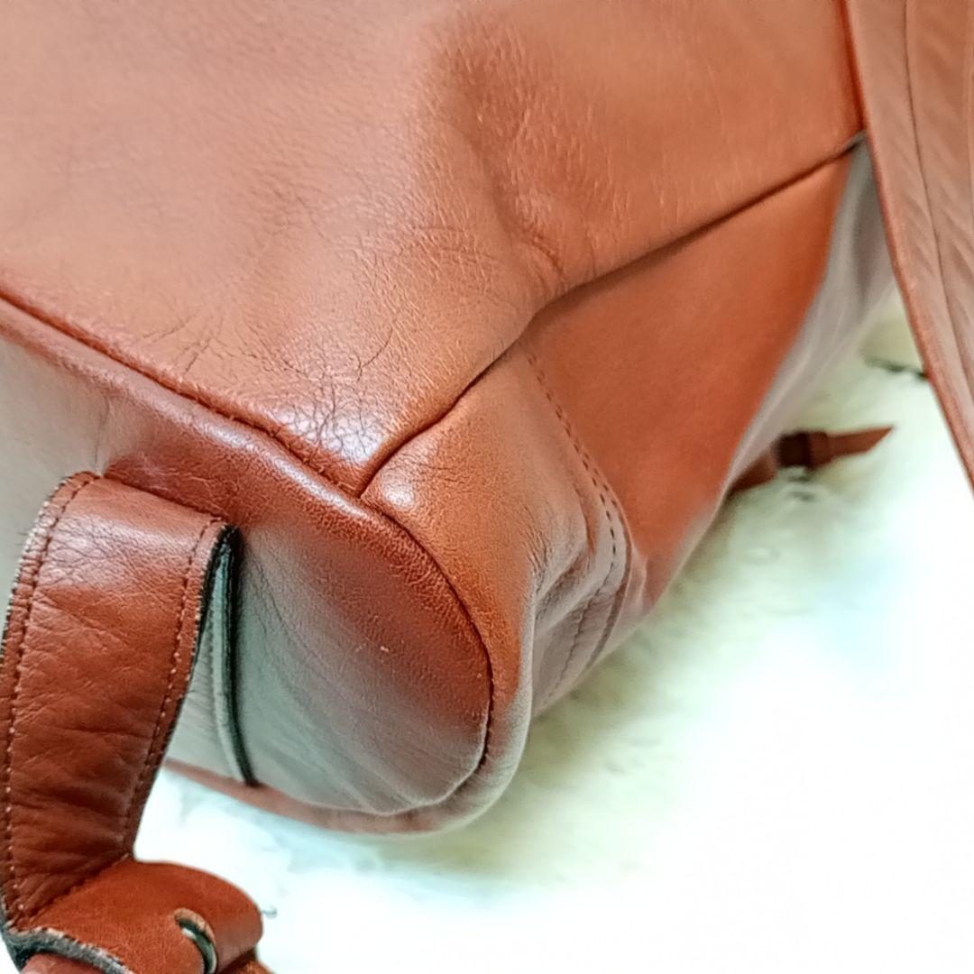 【希少】PORTER コルティナ リュック レザー ブラウン 大容量 A4