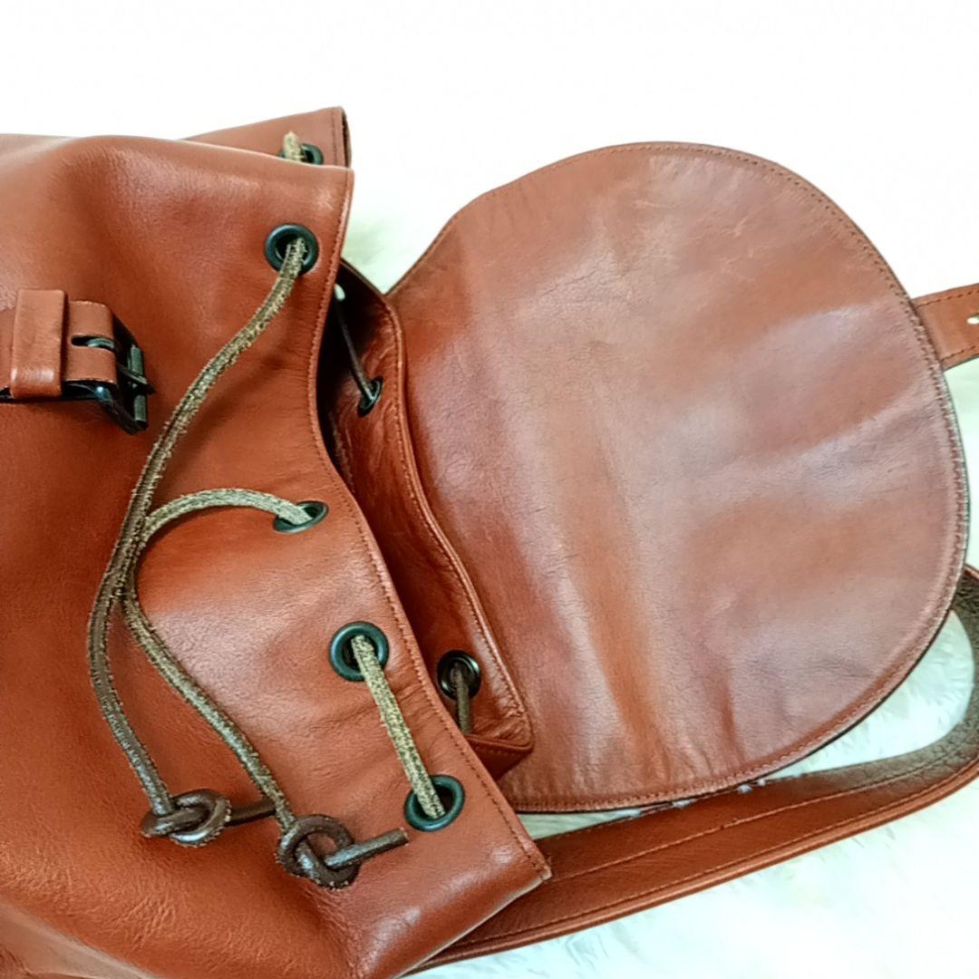 【希少】PORTER コルティナ リュック レザー ブラウン 大容量 A4