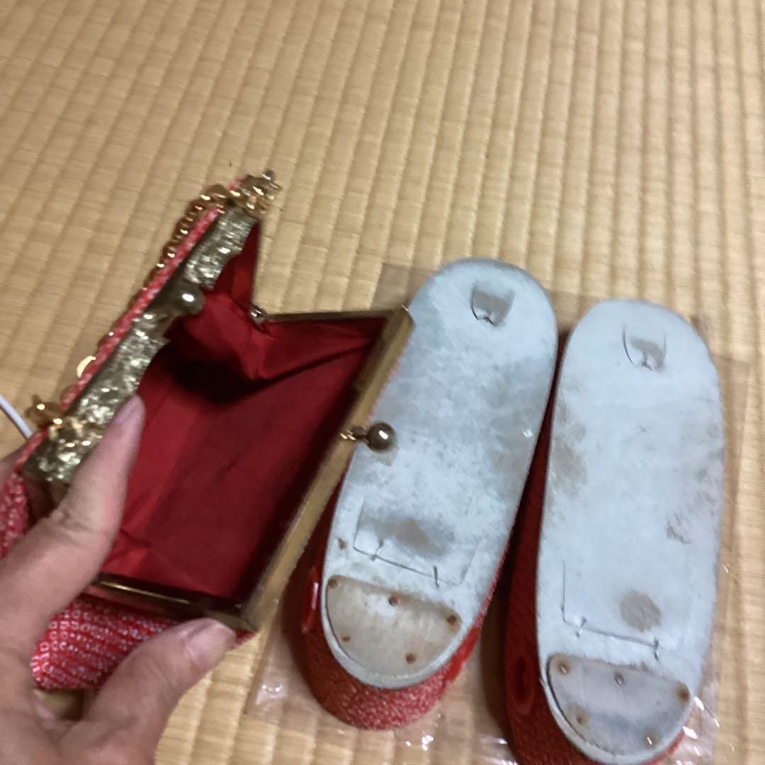 らいすです。七五三　7歳フルセット　帯幅19センチ　草履21センチ