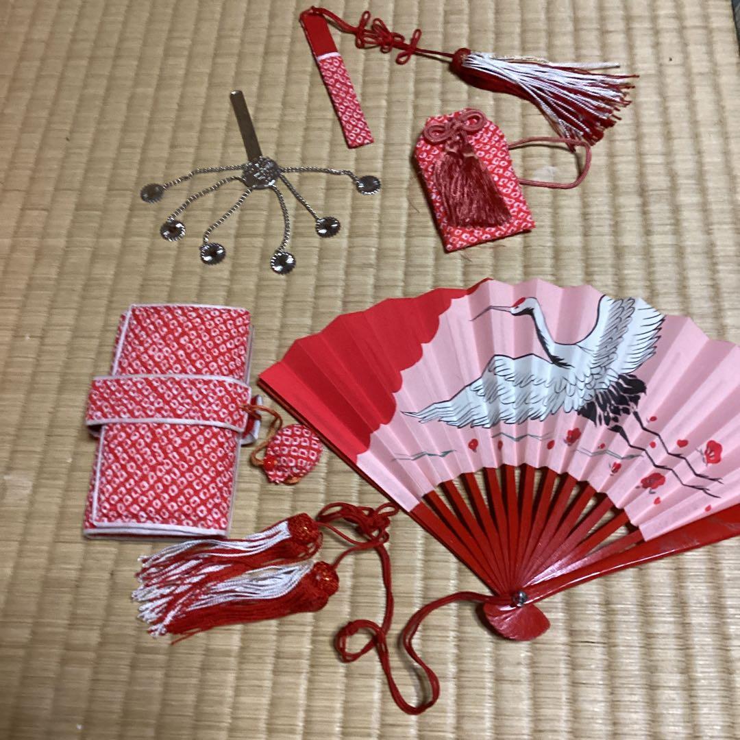 らいすです。七五三　7歳フルセット　帯幅19センチ　草履21センチ