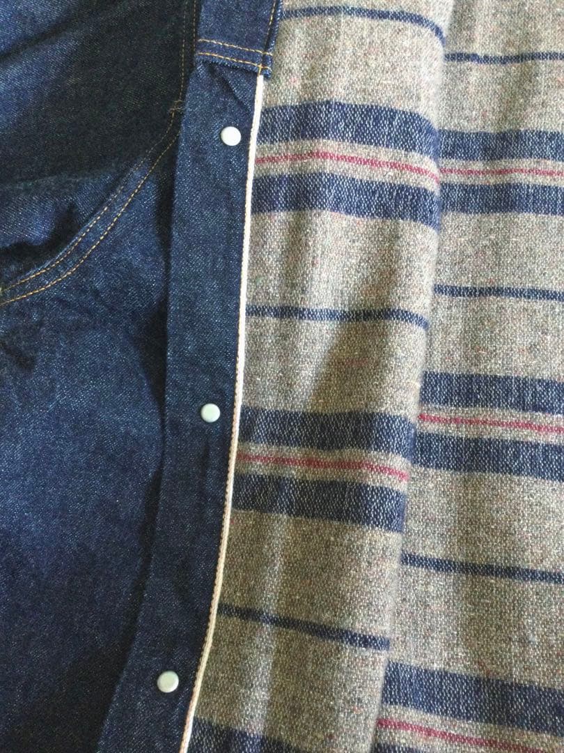 【ほぼ新品】リアルマッコイズ　ブランケットデニムJK　001XXJ サイズ42