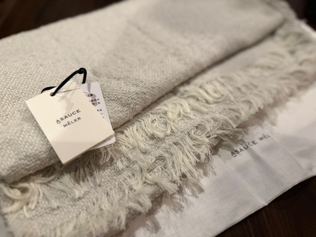 ASAUCE MELER スーピマコットン リネンミックス ループヤーン極美品