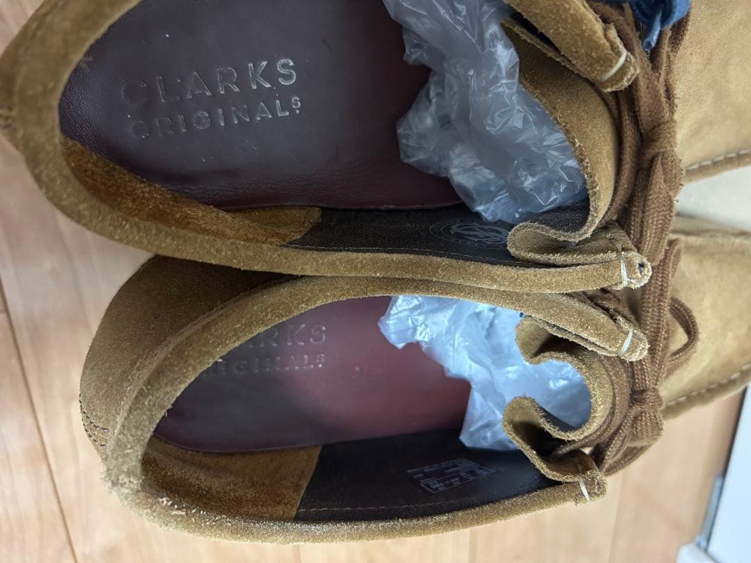 【CLARKS ORGINALS】Wallabee cola 28.0cm