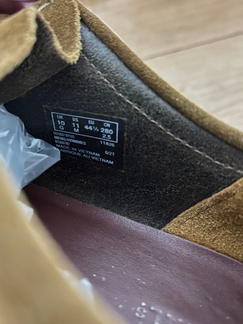 【CLARKS ORGINALS】Wallabee cola 28.0cm