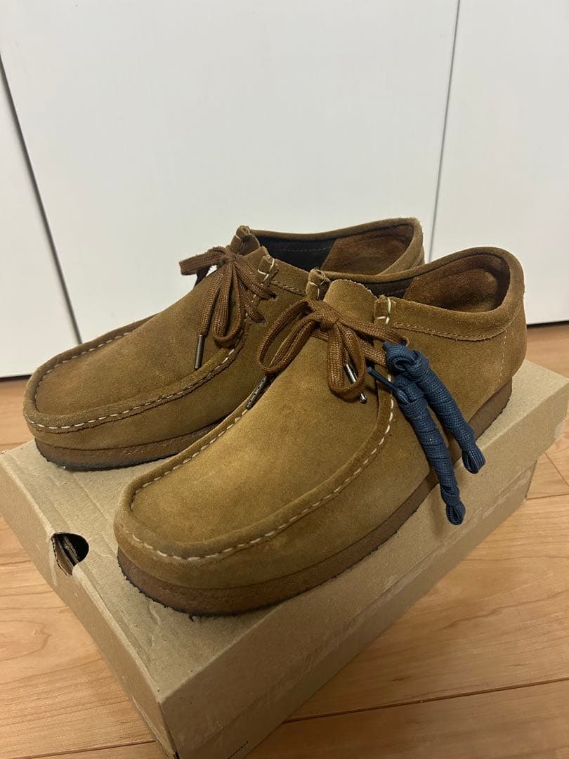 【CLARKS ORGINALS】Wallabee cola 28.0cm