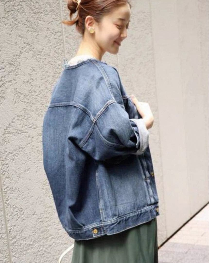 【新品】 イエナ リメイククルーズデニムブルゾン　サイズ36