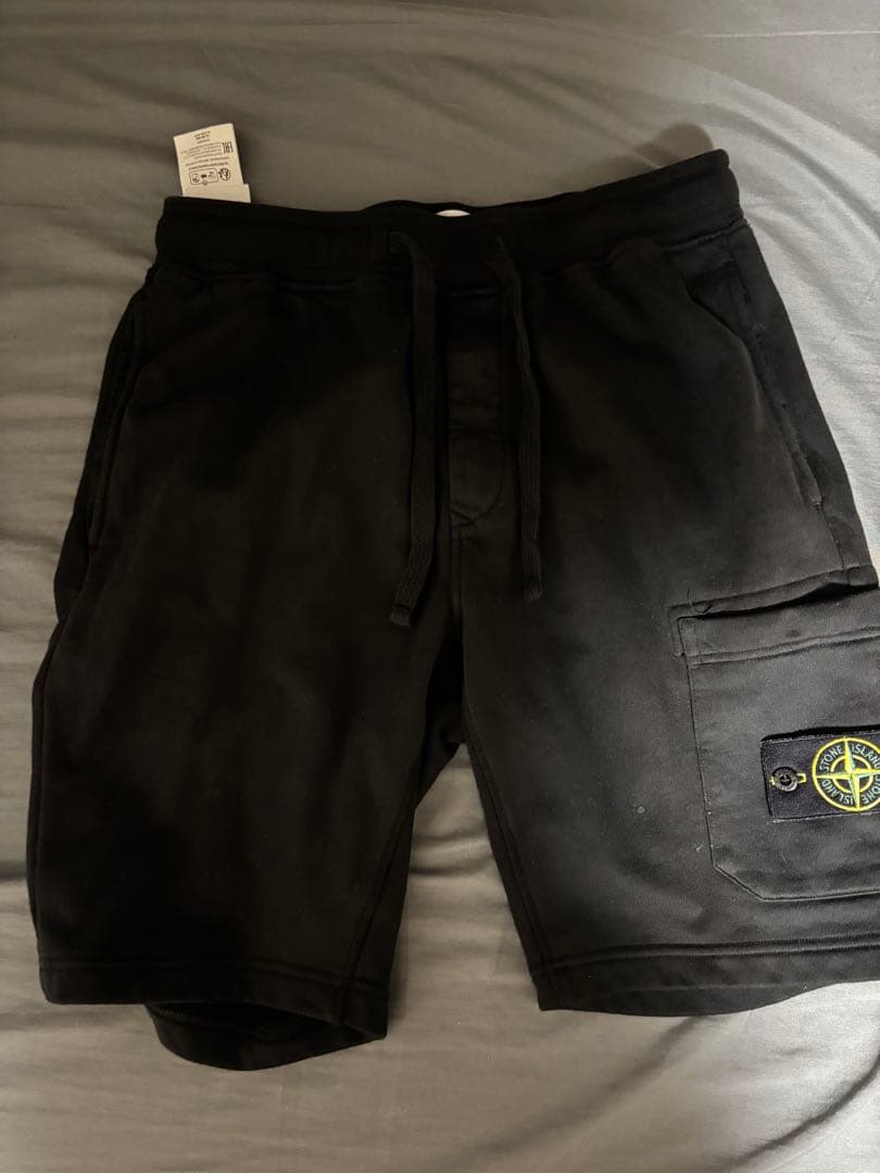 STONE  ブラックハーフパンツ