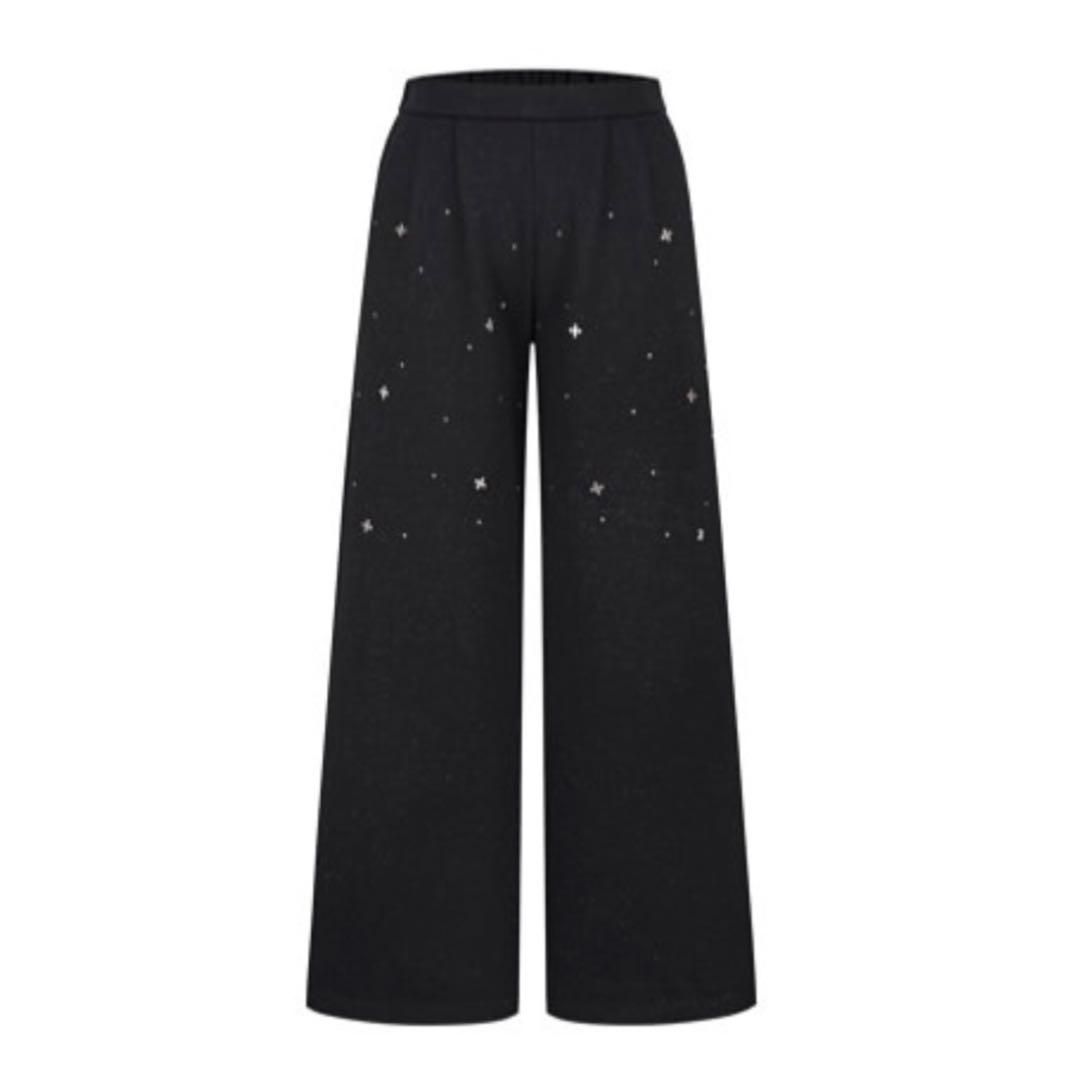 andwang Kirakira jewel pants black Mサイズ