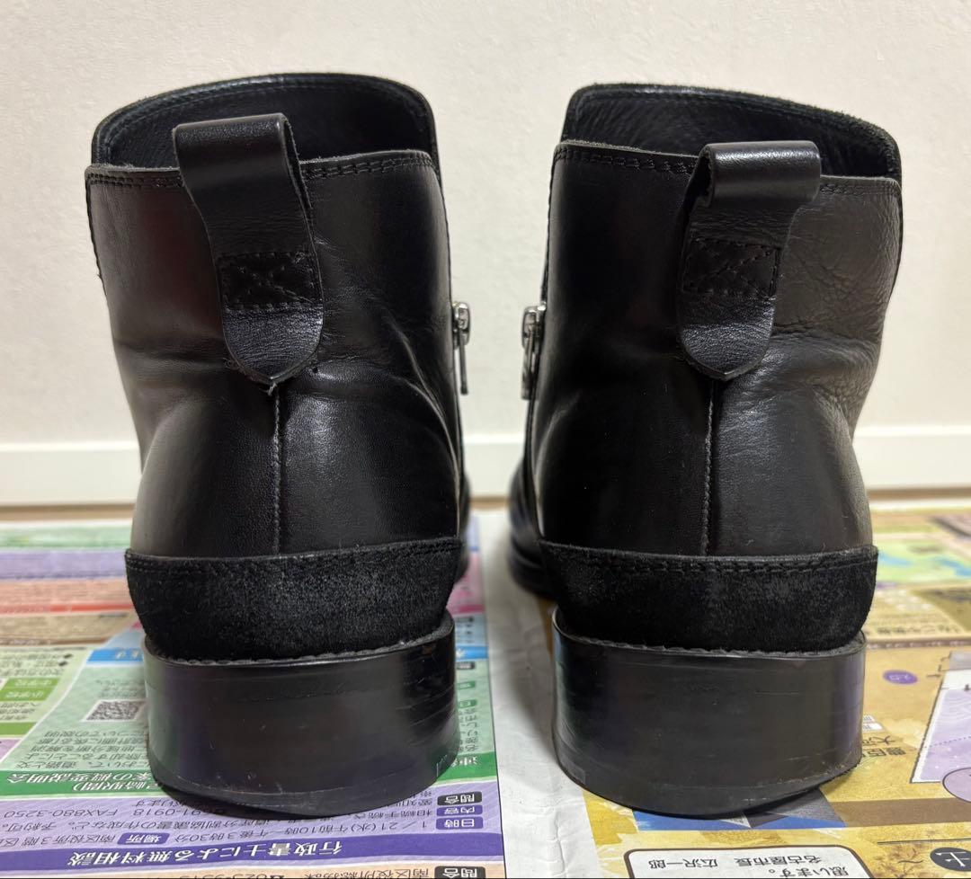 PADRONE 定価約4万円 サイズ42 サイドジップ ショートブーツ