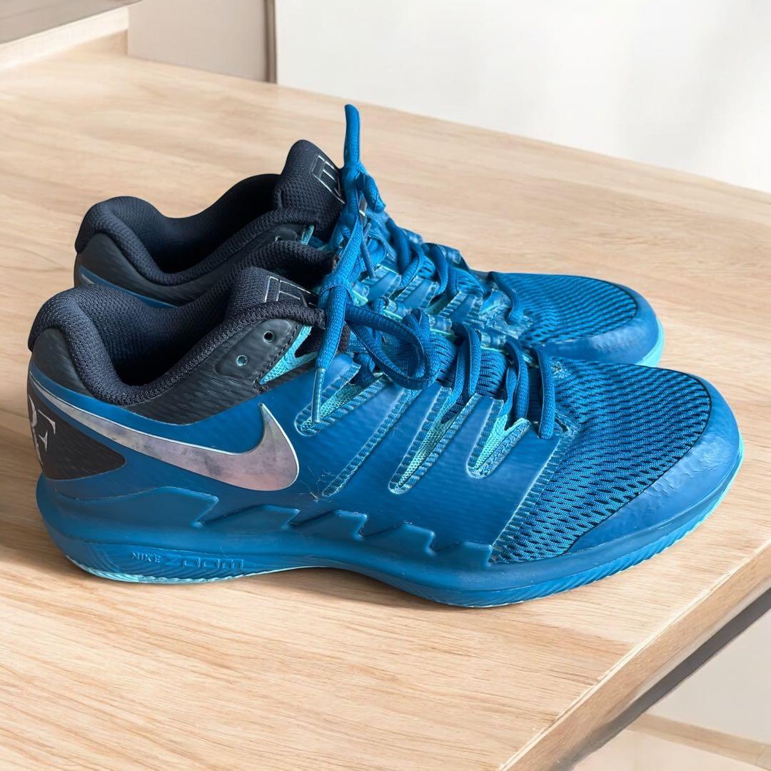 美品　Nike Air Zoom Vapor X RFロゴ入りBlue　27.5