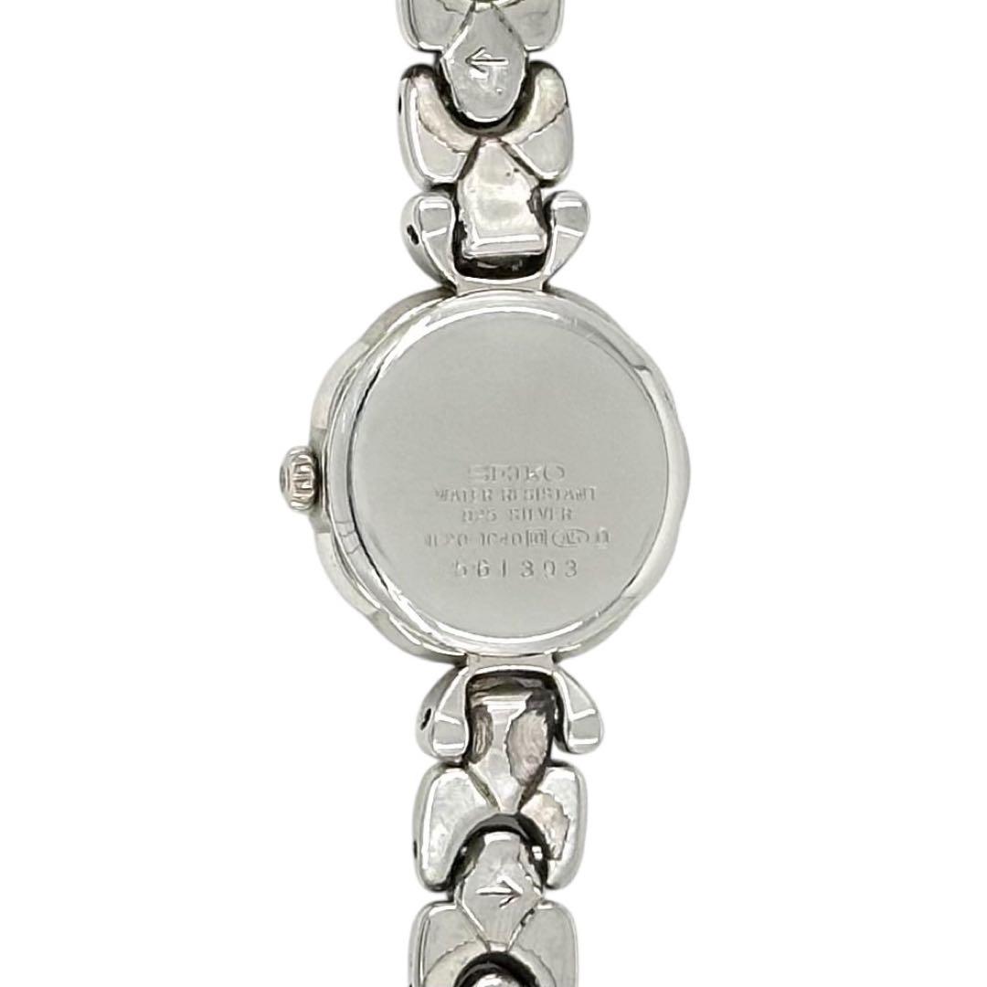 セイコー 腕時計 エクセリーヌ 1F20-1C40 シェルダイヤ シルバー