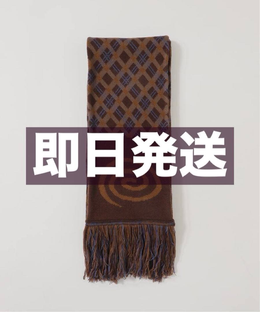 PULP 限定 SOL EX PLAID KNIT SCARF