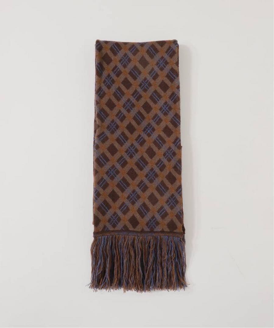 PULP 限定 SOL EX PLAID KNIT SCARF