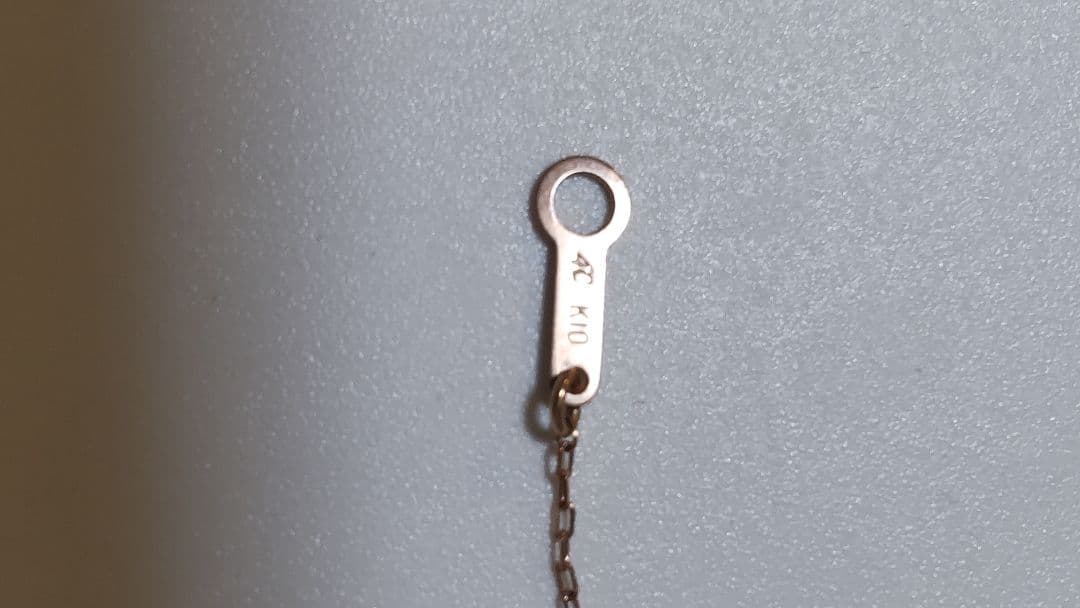 4°C ハート型 K10 ネックレス