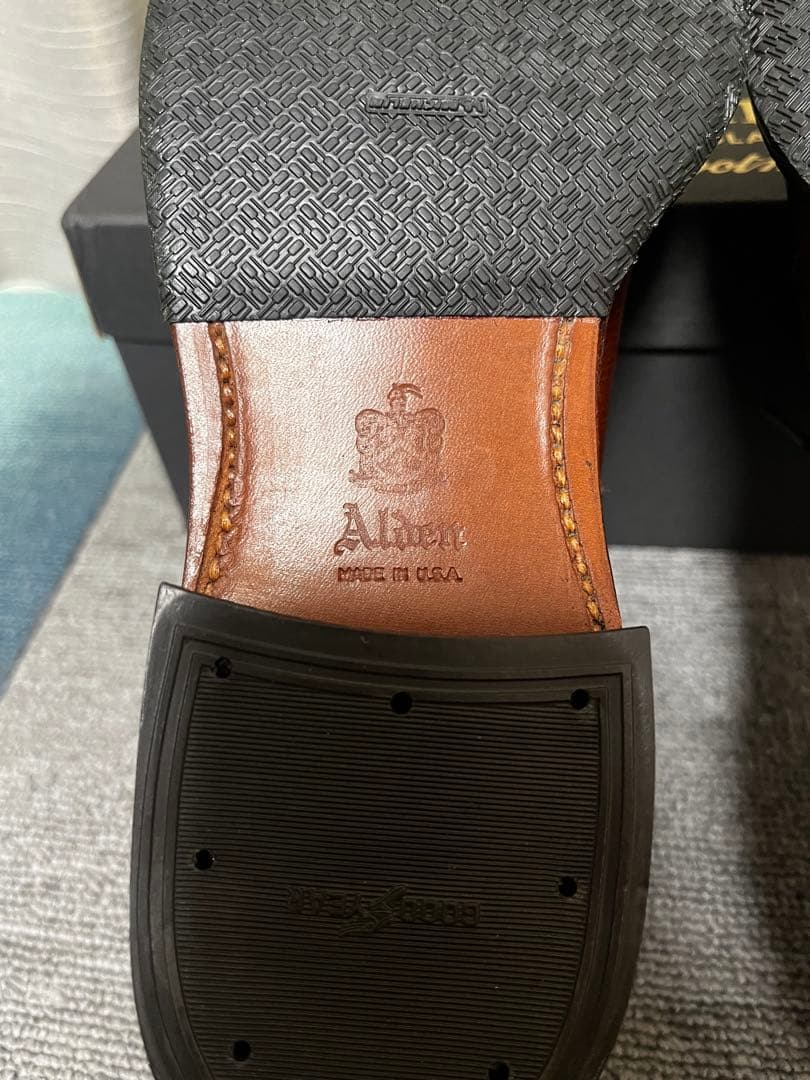 希少 ALDEN 5369 ミリタリーラスト 7ハーフ