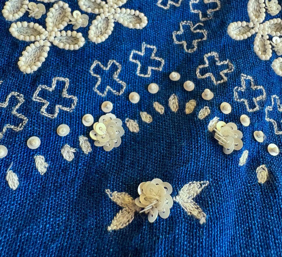 【1日セール】AODRESS アオドレス ノルディックエンブロイダリーワンピース