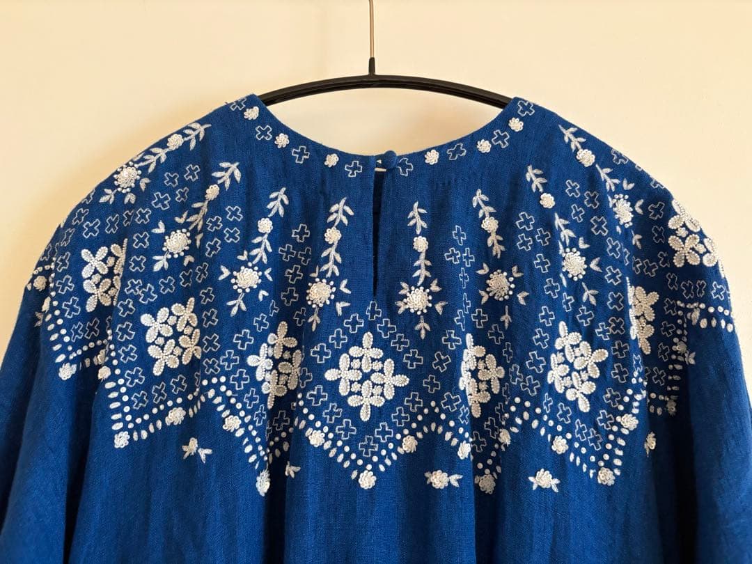 【1日セール】AODRESS アオドレス ノルディックエンブロイダリーワンピース