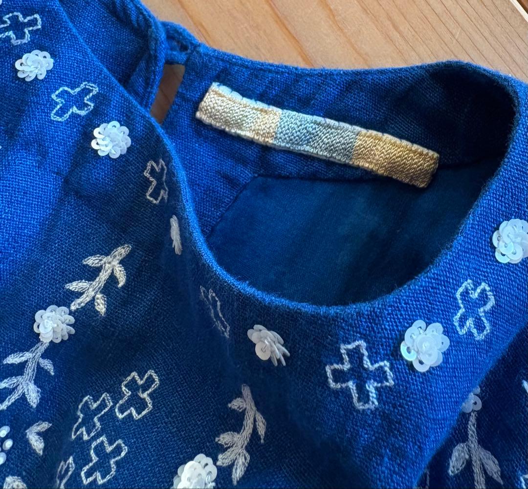 【1日セール】AODRESS アオドレス ノルディックエンブロイダリーワンピース