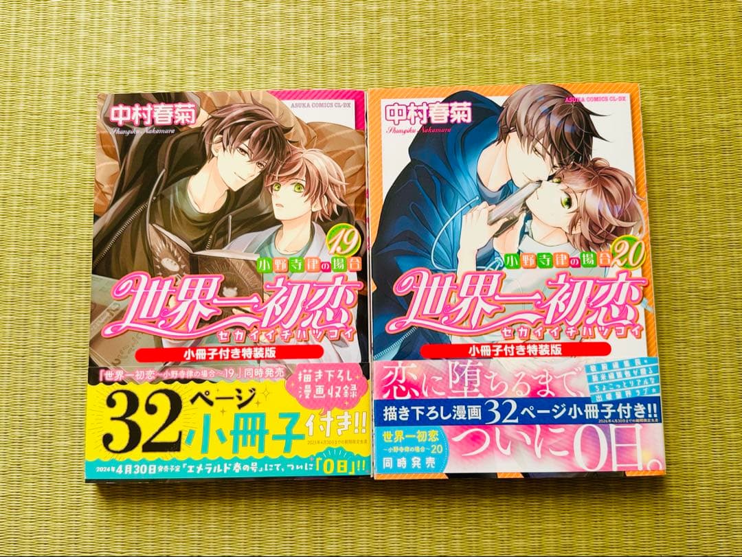 世界一初恋 全20巻 全巻セット 特装版 小冊子 6冊＋6巻DVD 中村春菊