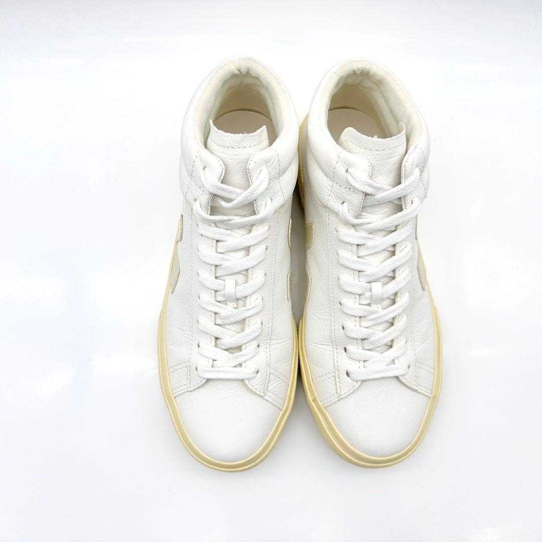 【極美品】VEJA ヴェジャ ミノタウロ ハイカット スニーカー ホワイト
